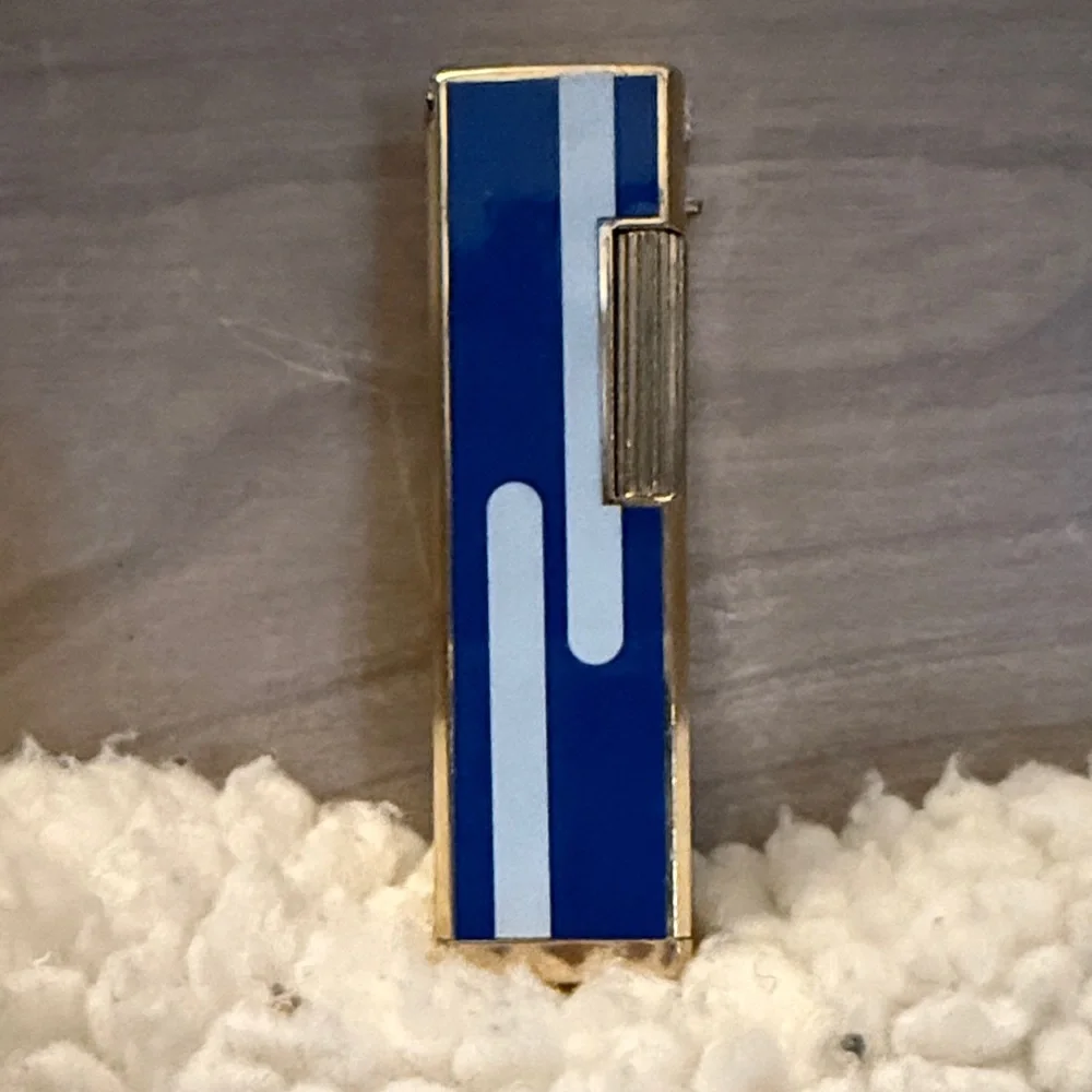 Pomlite Blue and Gold Lighter